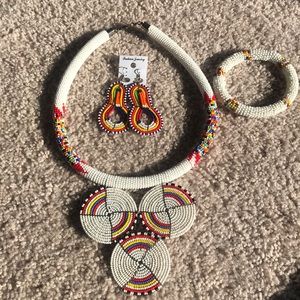 Handmade jewelry set